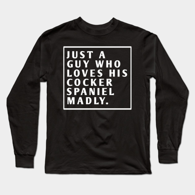 Cocker Spaniel Long Sleeve T-Shirt by BlackMeme94