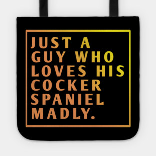 Cocker Spaniel Tote