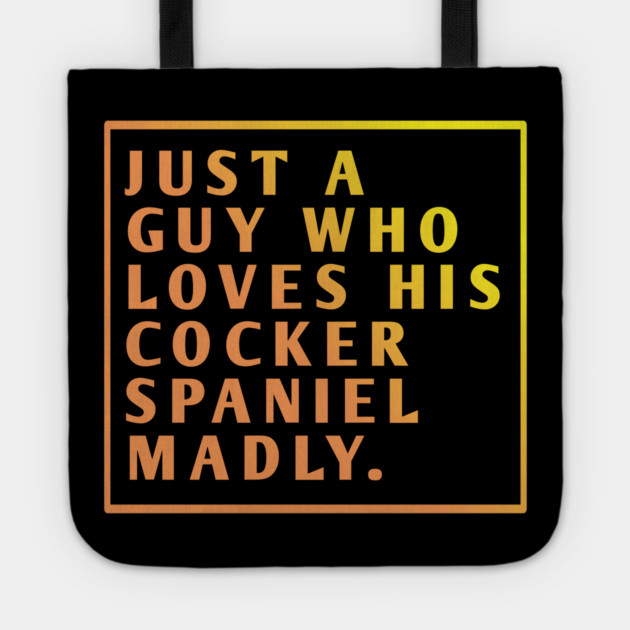 Cocker Spaniel Tote by BlackMeme94