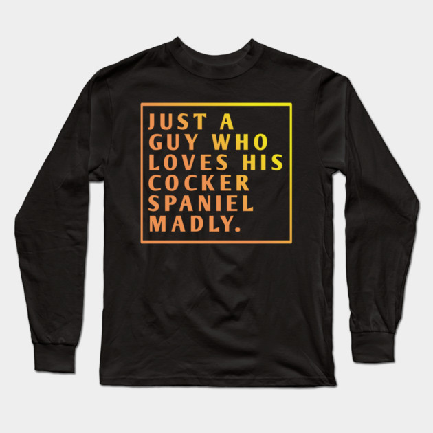 Cocker Spaniel Long Sleeve T-Shirt by BlackMeme94