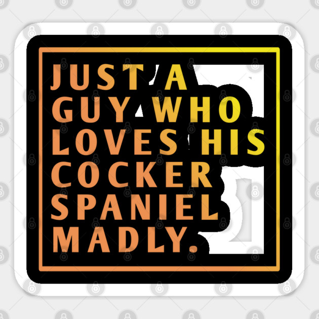 Cocker Spaniel Sticker by BlackMeme94
