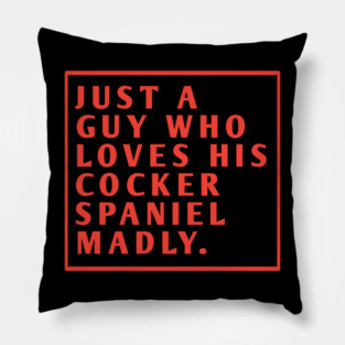 Cocker Spaniel Pillow