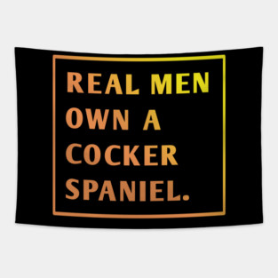 Cocker Spaniel Tapestry