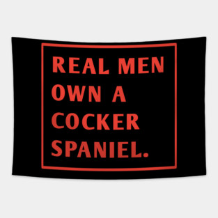 Cocker Spaniel Tapestry