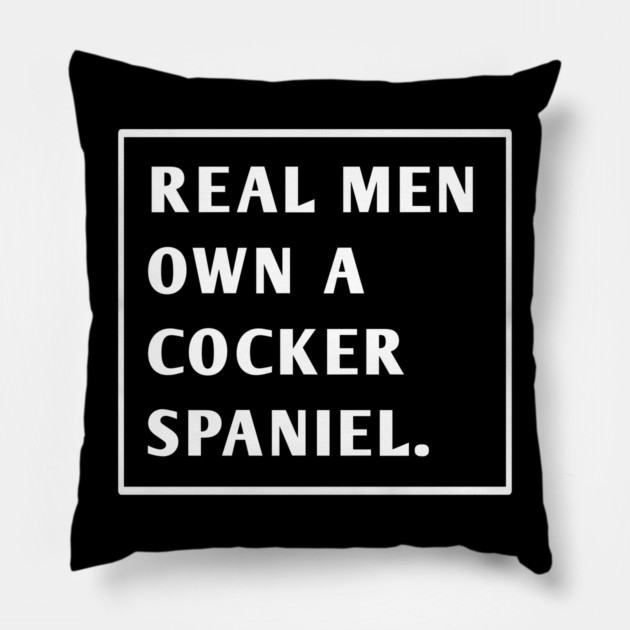 Cocker Spaniel Pillow by BlackMeme94