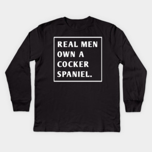 Cocker Spaniel Kids Long Sleeve T-Shirt