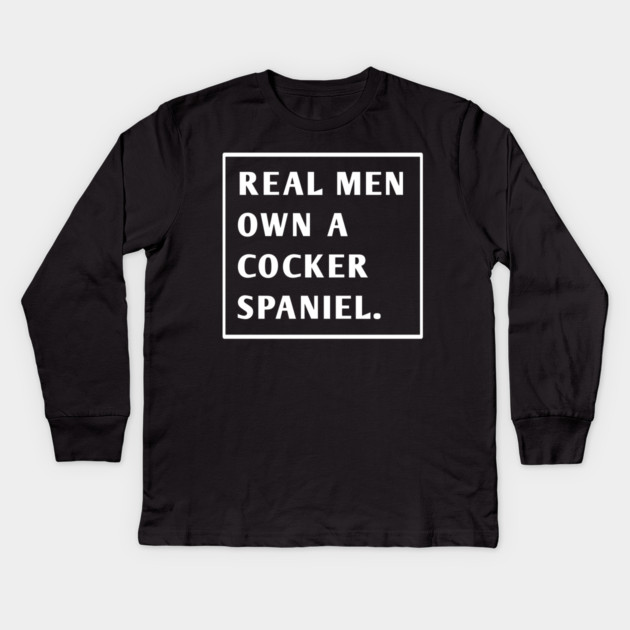 Cocker Spaniel Kids Long Sleeve T-Shirt by BlackMeme94