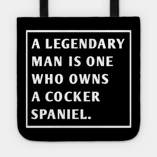 Cocker Spaniel Tote by BlackMeme94
