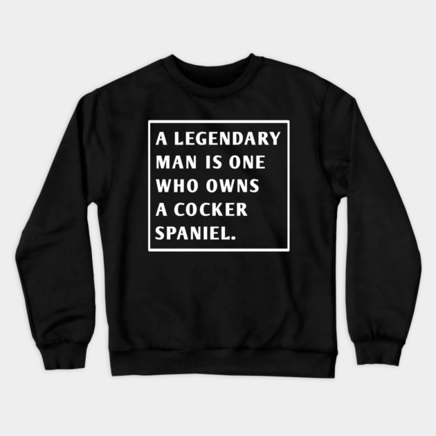 Cocker Spaniel Crewneck Sweatshirt by BlackMeme94