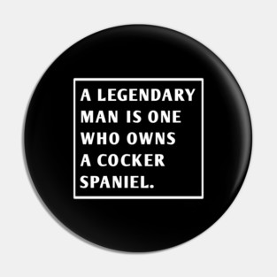 Cocker Spaniel Pin