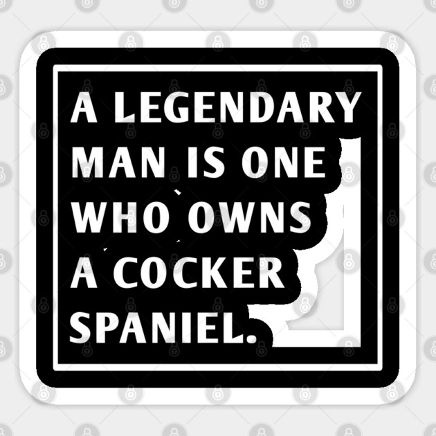 Cocker Spaniel Sticker by BlackMeme94