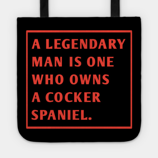Cocker Spaniel Tote by BlackMeme94