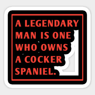 Cocker Spaniel Sticker