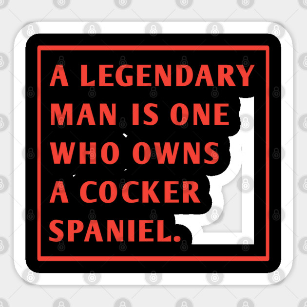 Cocker Spaniel Sticker by BlackMeme94
