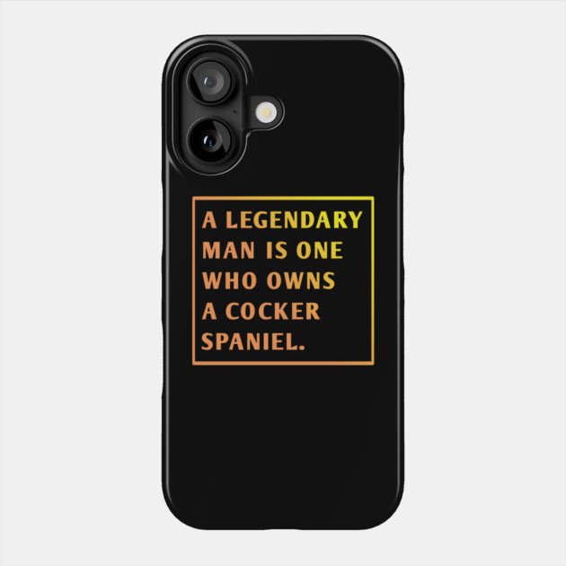 Cocker Spaniel Phone Case by BlackMeme94