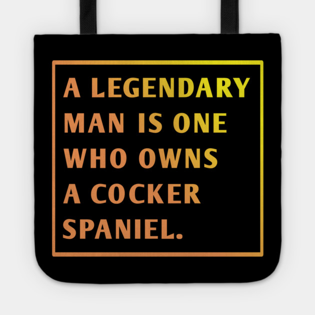 Cocker Spaniel Tote by BlackMeme94
