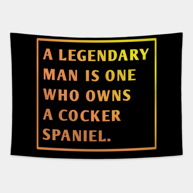 Cocker Spaniel Tapestry by BlackMeme94