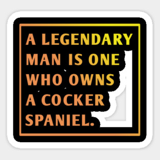 Cocker Spaniel Sticker