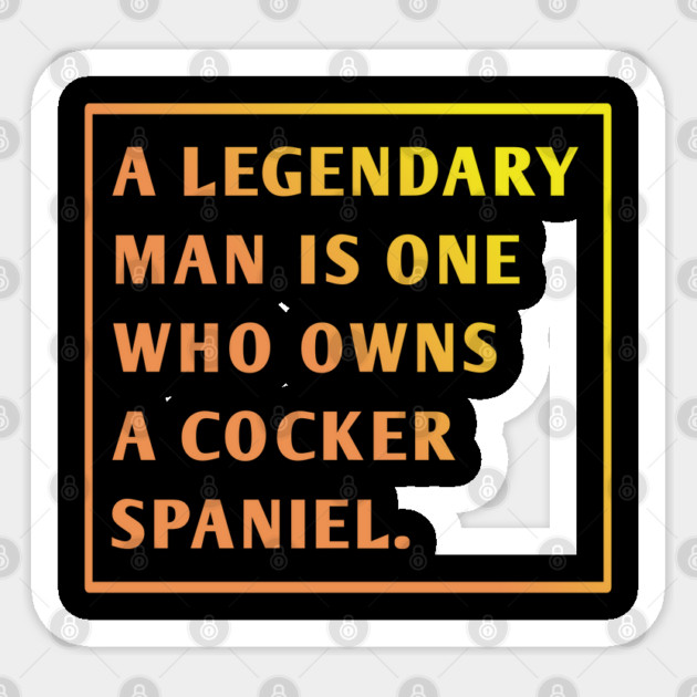 Cocker Spaniel Sticker by BlackMeme94