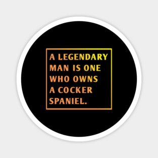 Cocker Spaniel Magnet