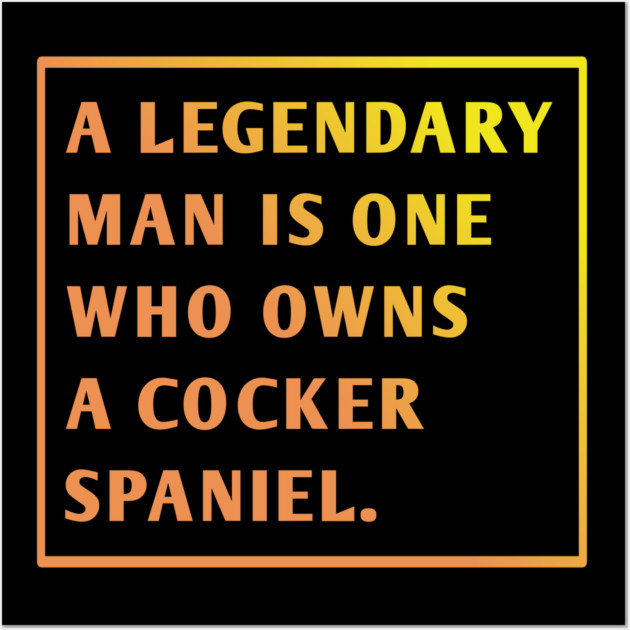 Cocker Spaniel Wall Art by BlackMeme94