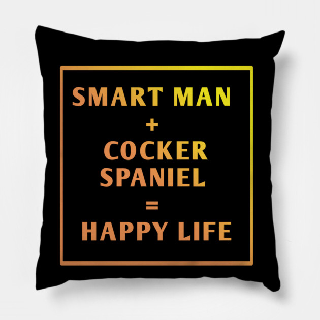 Cocker Spaniel Pillow by BlackMeme94