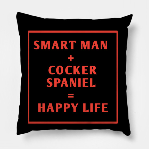 Cocker Spaniel Pillow by BlackMeme94