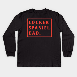Cocker Spaniel Kids Long Sleeve T-Shirt