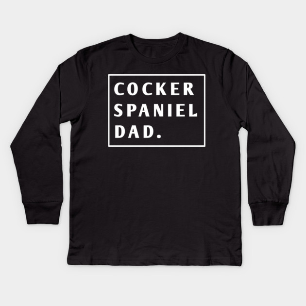 Cocker Spaniel Kids Long Sleeve T-Shirt by BlackMeme94