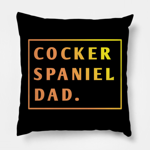 Cocker Spaniel Pillow by BlackMeme94