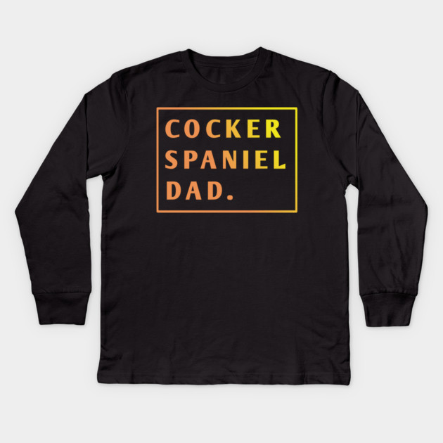 Cocker Spaniel Kids Long Sleeve T-Shirt by BlackMeme94