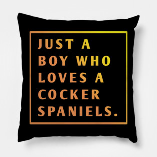 Cocker Spaniel Pillow