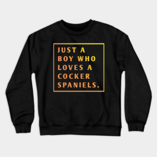 Cocker Spaniel Crewneck Sweatshirt