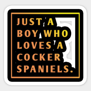 Cocker Spaniel Sticker