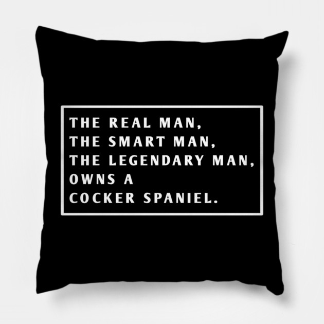 Cocker Spaniel Pillow by BlackMeme94