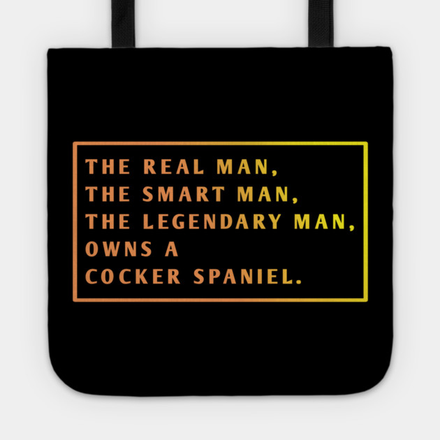 Cocker Spaniel Tote by BlackMeme94