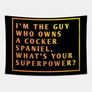 Cocker Spaniel Tapestry