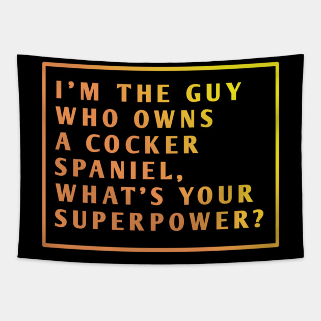 Cocker Spaniel Tapestry by BlackMeme94