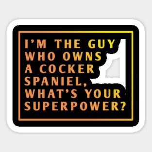 Cocker Spaniel Sticker