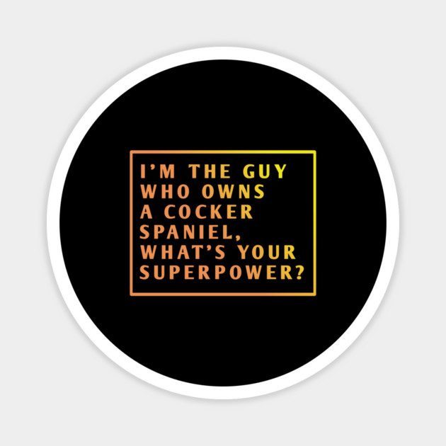 Cocker Spaniel Magnet by BlackMeme94