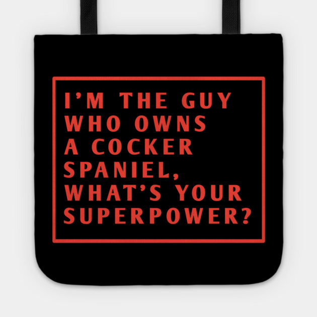 Cocker Spaniel Tote by BlackMeme94