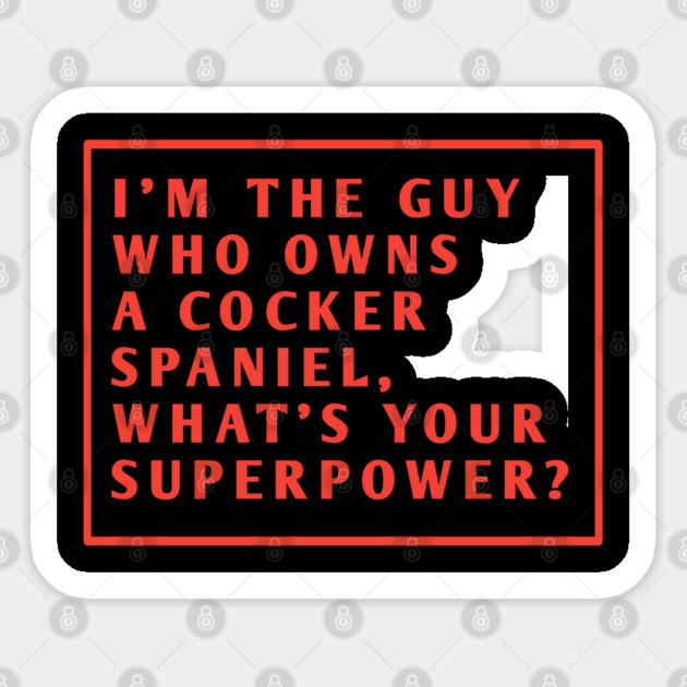 Cocker Spaniel Sticker by BlackMeme94