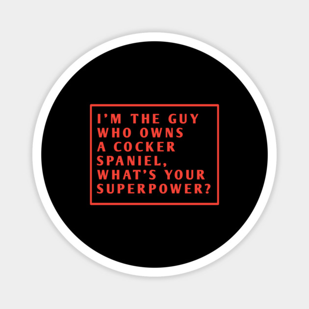 Cocker Spaniel Magnet by BlackMeme94