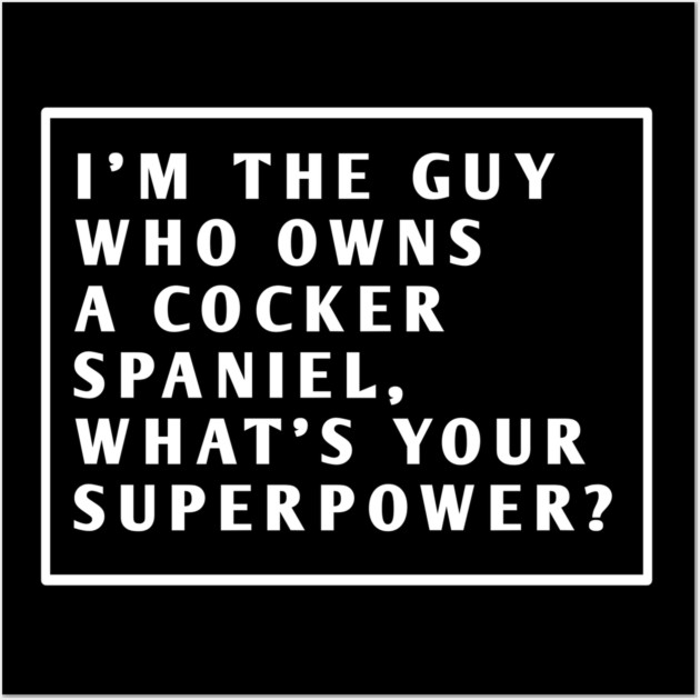 Cocker Spaniel Wall Art by BlackMeme94