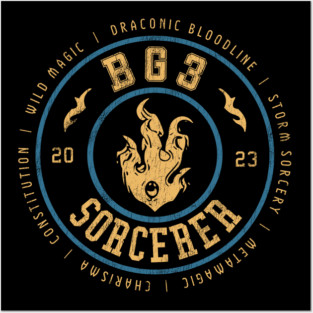 Baldur's Gate 3 Sorcerer Posters and Art