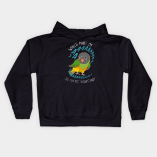 Senegal Parrot Aaaa Kids Hoodie