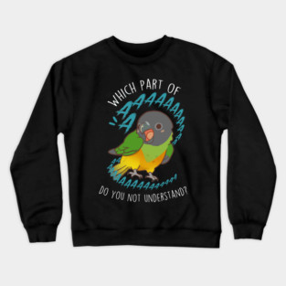 Senegal Parrot Aaaa Crewneck Sweatshirt