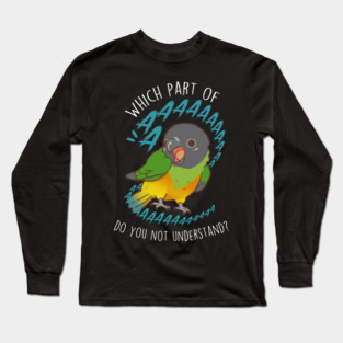 Senegal Parrot Aaaa Long Sleeve T-Shirt