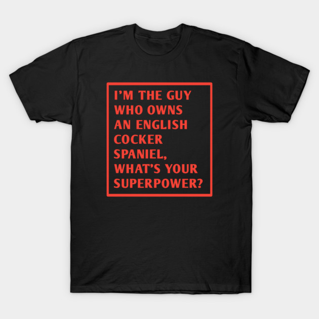 English cocker spaniel T-Shirt by BlackMeme94