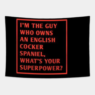English cocker spaniel Tapestry